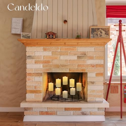 Candelardo Black Metal Candelabra Holder