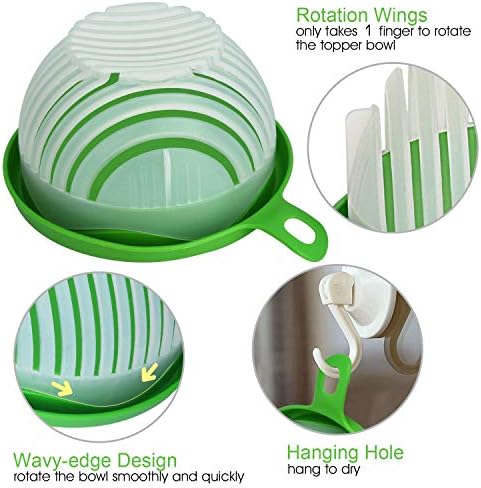 WEBSUN Salad Cutter Bowl Upgraded Salad Maker