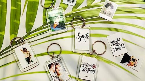 Snailmon Custom Acrylic Photo Keychain Frames 2x13 Inch