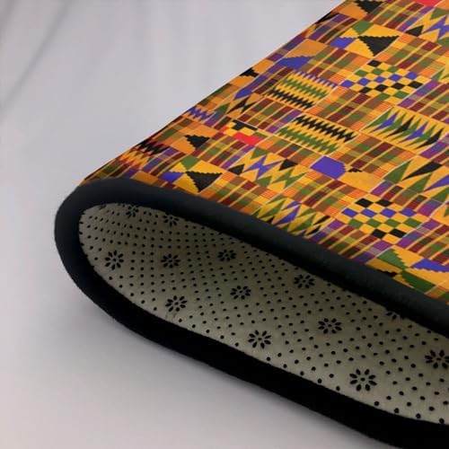 African Tribal Pattern Flannel Non-Slip Floor Mat 80x58in