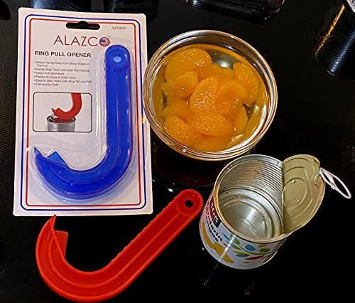 2 Easy Safe Ring Pull Can Opener For Arthritis Hands By ALAZCO