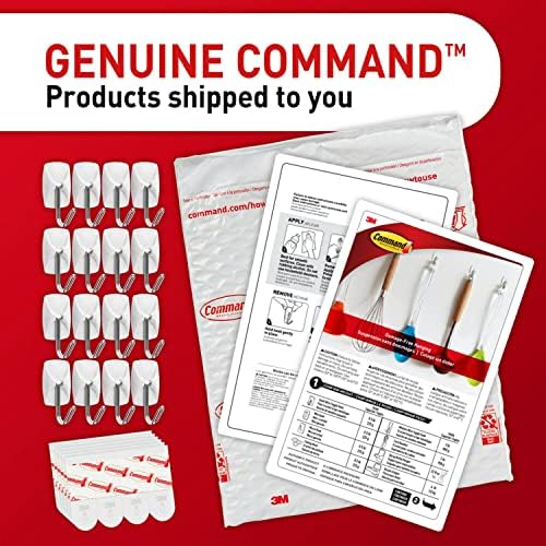 Command Small Wire Toggle Hooks 16-Pack with 24 Strips
