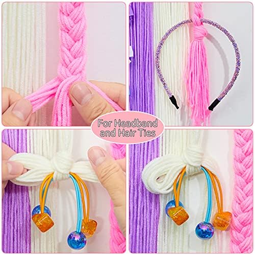 FIOBEE Rainbow Unicorn Hair Bow Holder Organizer