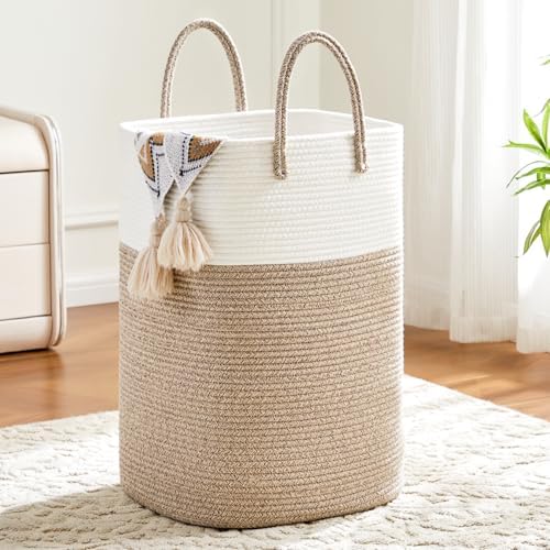 Artfeel Cotton Rope Laundry Basket 60L Hamper