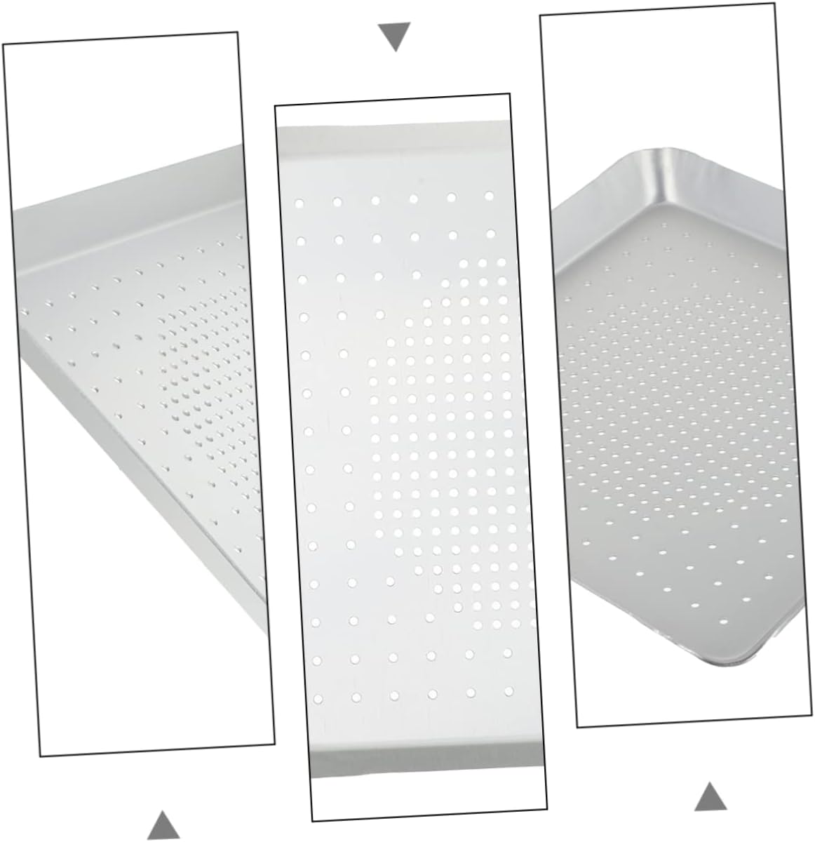 Stainless Steel Pizza Pan with Hole for Baking and Grilling