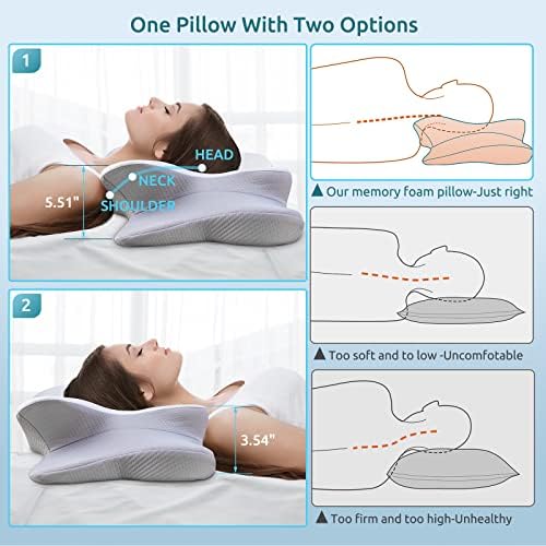DONAMA Cervical Pillow for Neck and Shoulder Support