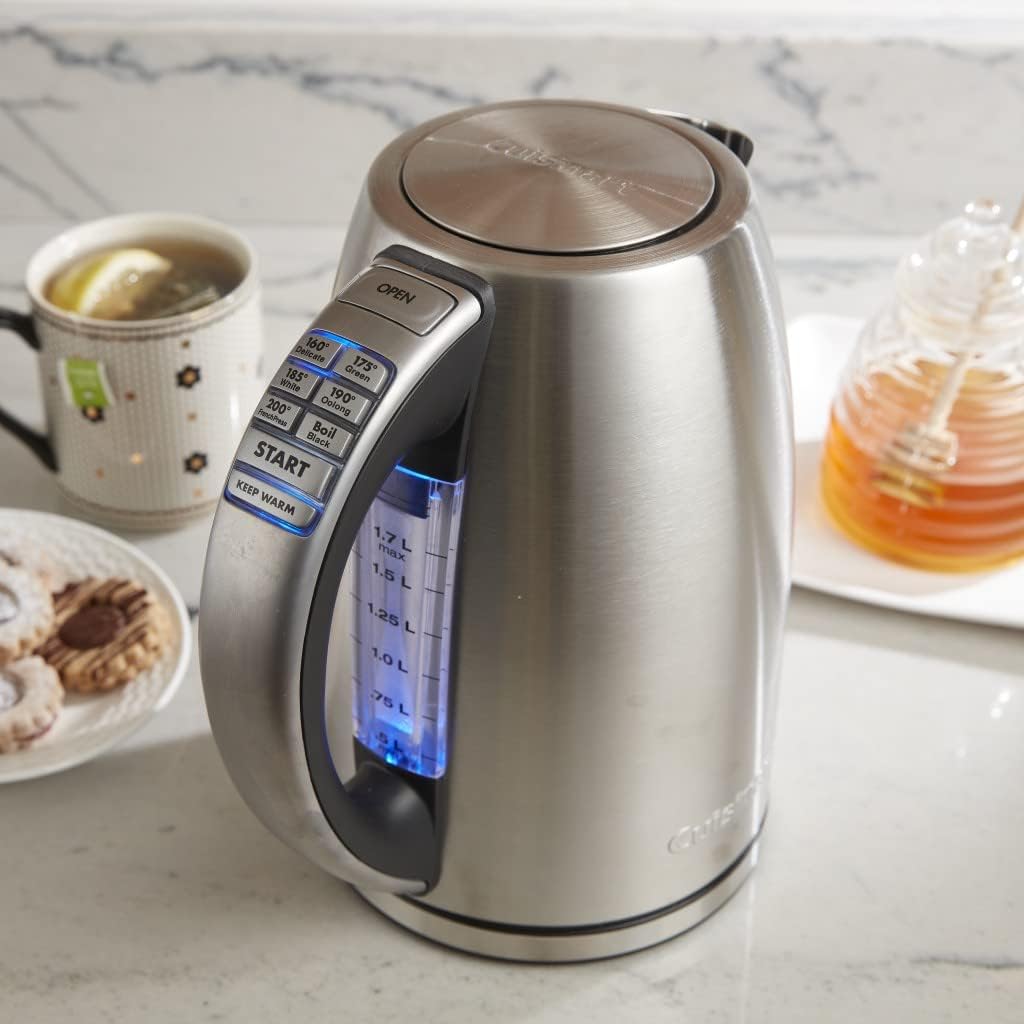 Cuisinart 17-Liter Electric Kettle with 6 Temperatures and Deluxe Can Opener
