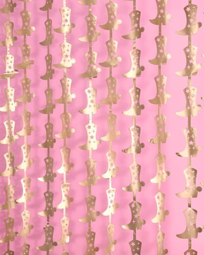 Xo Fetti Gold Foil Boot Curtains Set of 2