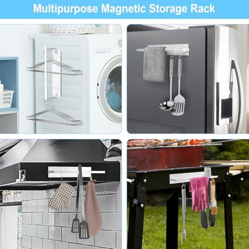 Magnetic Hanger Organizer for Laundry Room Storage