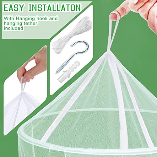 VISATOR Dome Mosquito Net Bed Canopy for Girls and Adults