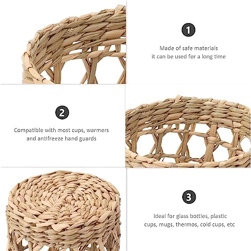 6Pcs Handwoven Vase Sleeves for Home and Garden Decoration
