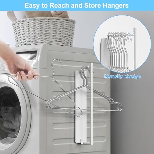 Magnetic Hanger Organizer for Laundry Room Storage