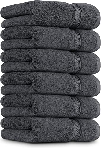 Utopia Towels 6 Pack Premium Hand Towels Set