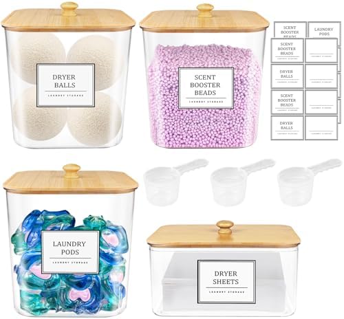HomePekite 31 Pack Laundry Pods Container
