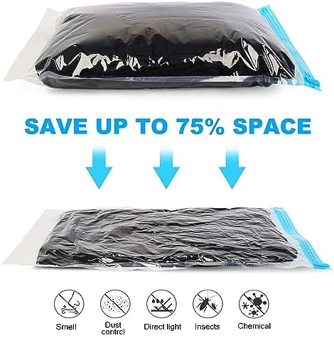 Compression Bags 12 Pack Travel Space Saver Storage