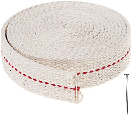 12 Foot Oil Lamp Wick in 2 Rolls 34 Inch Cotton