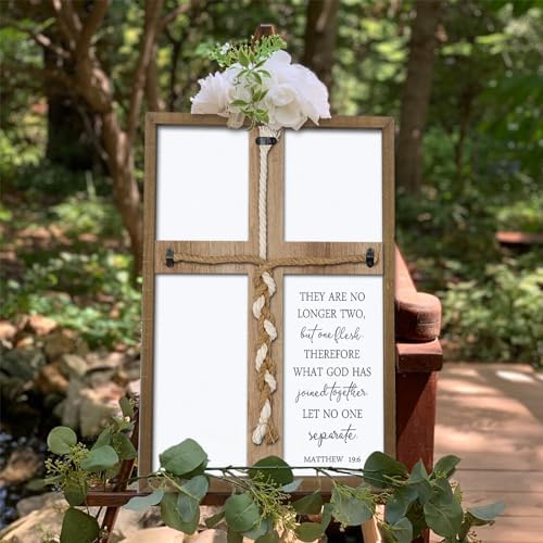 Surfapans Matthew 196 Unity Sign Wooden Wall Cross 15x10x11