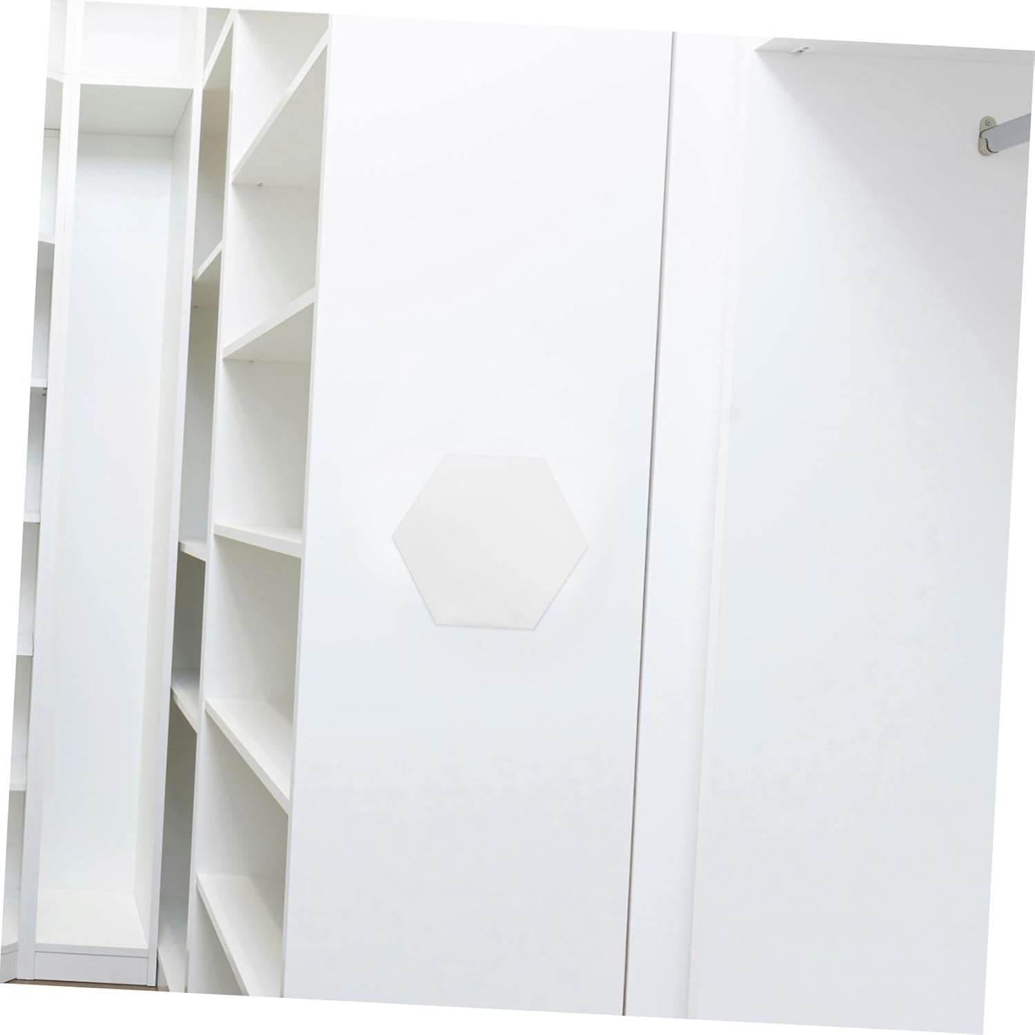 Cabilock Acrylic Hexagon Wall Mirror for Home Decor