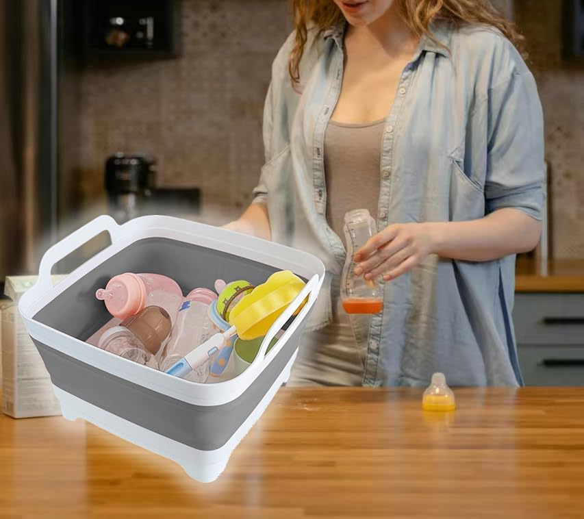 GIMWA Collapsible Wash Basin for Baby Bottles