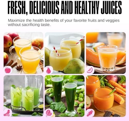 Ventray Ginnie Mini Cold Press Juicer Pink