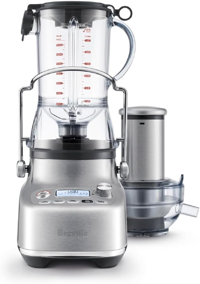 Breville 3X Bluicer Pro Blender and Juicer Brushed Stainless Steel