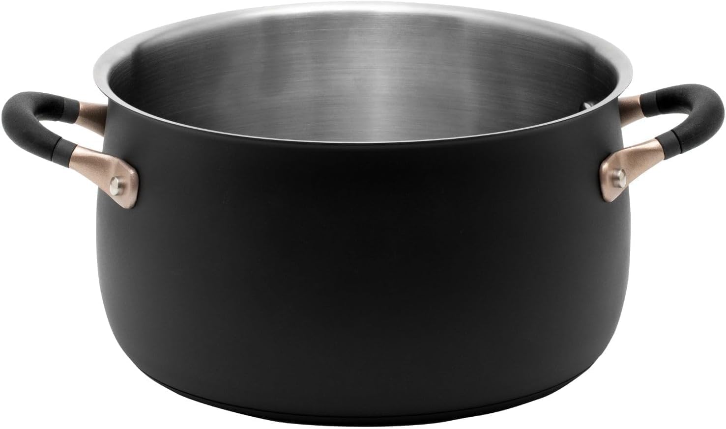 Meyer Stainless Steel Stockpot 65 Qt Matte Black