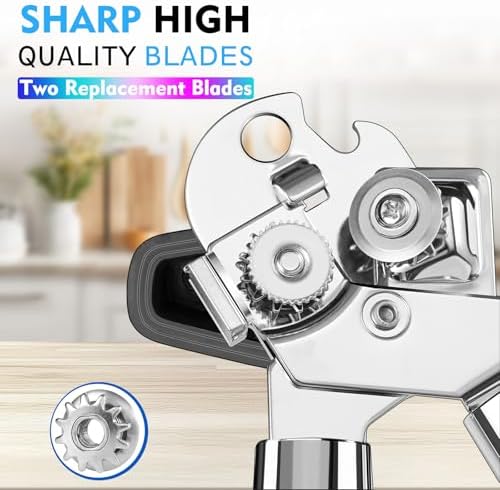 SOVARCATE Heavy Duty 4-in-1 Can Opener with Magnet Lift