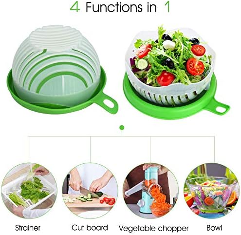 WEBSUN Salad Cutter Bowl Upgraded Salad Maker