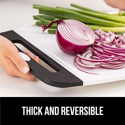 GORILLA GRIP BPA Free Reversible Cutting Board Set of 3