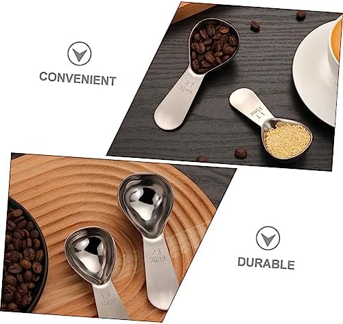 Cabilock 3 Pcs Stainless Steel Measuring Spoon Set