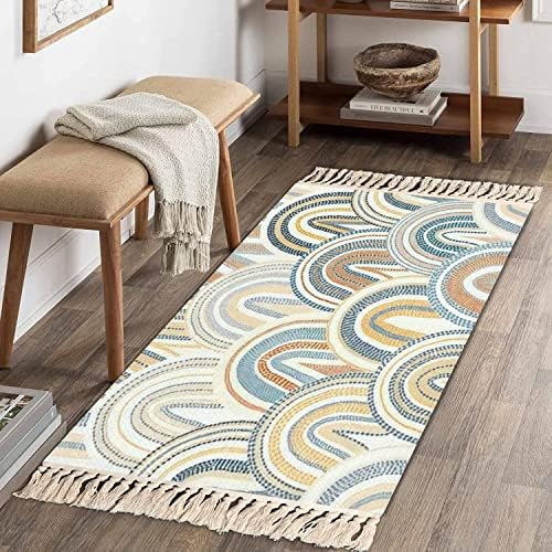 Boho Kid Bedroom Rug with Tassels and Fringe