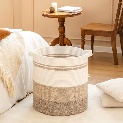 OIAHOMY 80L Laundry Hamper with Handles Gradient Yellow