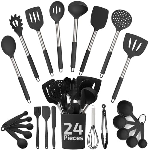 Culinary Couture 24-Piece Silicone Utensil Set