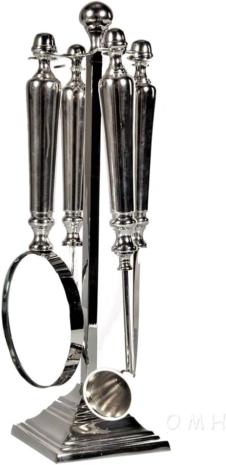 HomeRoots Silver Aluminium Multi Tool Set