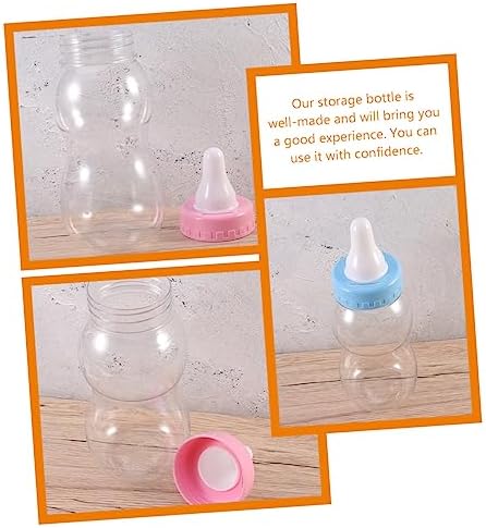 BESTYASH 2Pcs Transparent Candy Storage Jars for Party Treats and Snacks