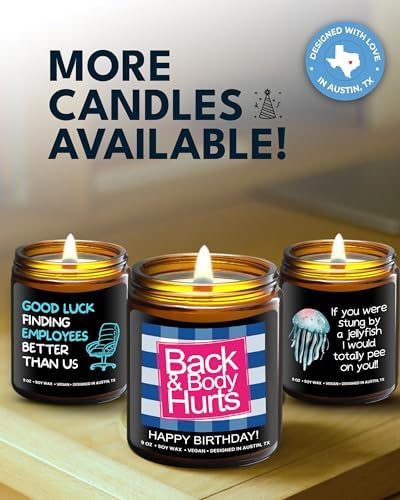 Funny Happy Birthday Candle with Funny Message