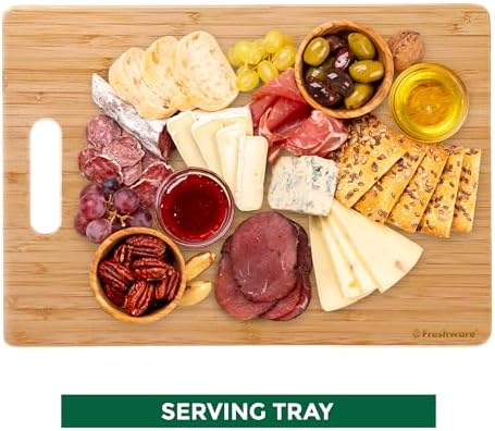 Freshware Bamboo Cutting Board Set of 3