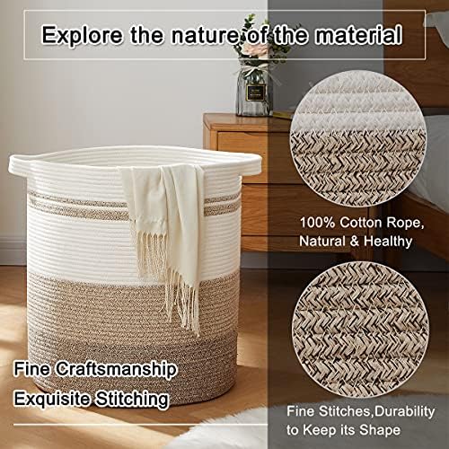 OIAHOMY 80L Laundry Hamper with Handles Gradient Yellow
