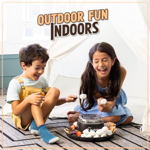 Nostalgia Tabletop Indoor Electric Smores Maker - Black