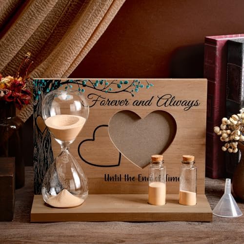Sliner Unity Sand Ceremony Kit 5 Pcs Classic Hourglass Set for Wedding