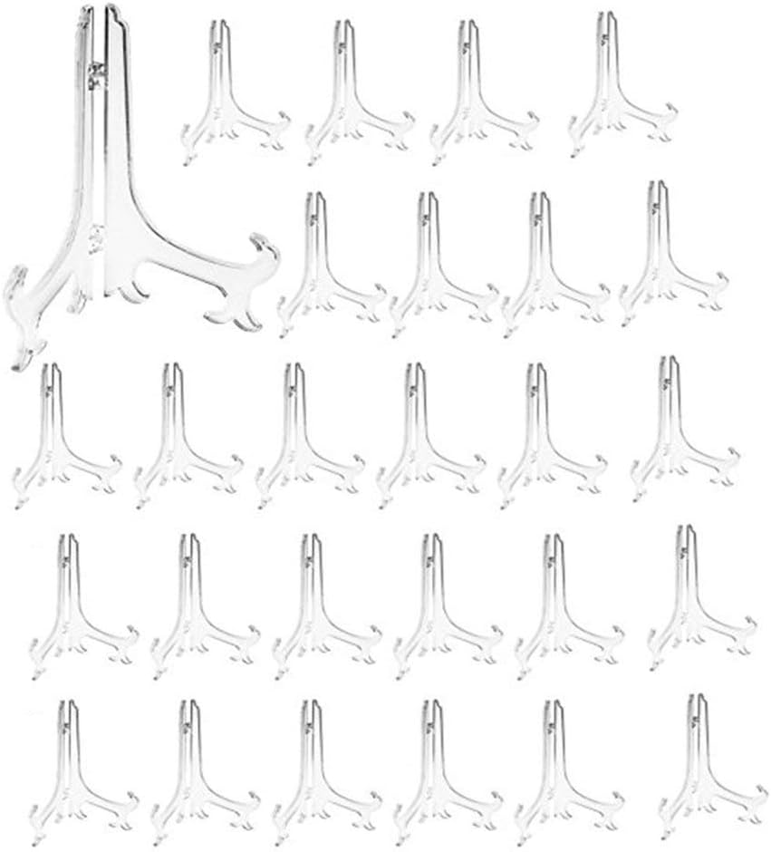 Artliving 7 Inch Clear Plastic Easels for Display