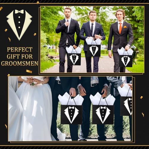 Rigibright 60Pcs Groomsmen Gifts Set of 6
