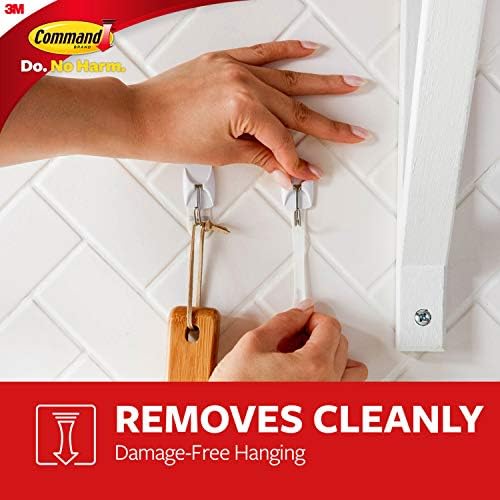 Command Small Wire Toggle Hooks 16-Pack with 24 Strips