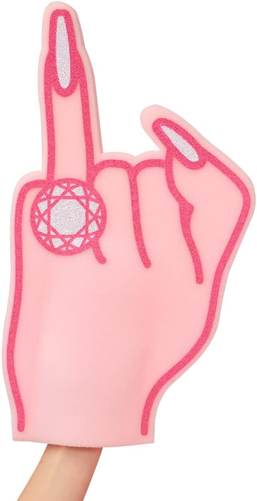 Xo Fetti Bachelorette Party Foam Ring Finger