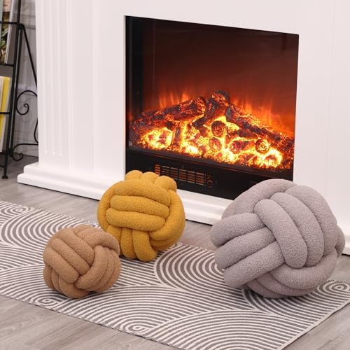 Petrella Knot Pillow Ball Round Throw Pillow Home Decor Cushion
