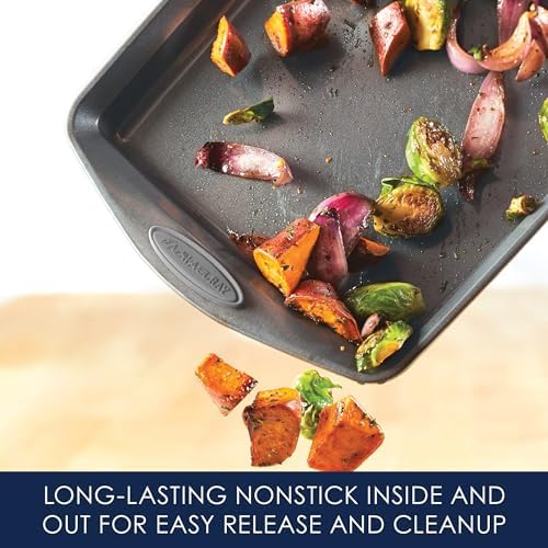 Rachael Ray Nonstick Bakeware Set 3 Piece Gray