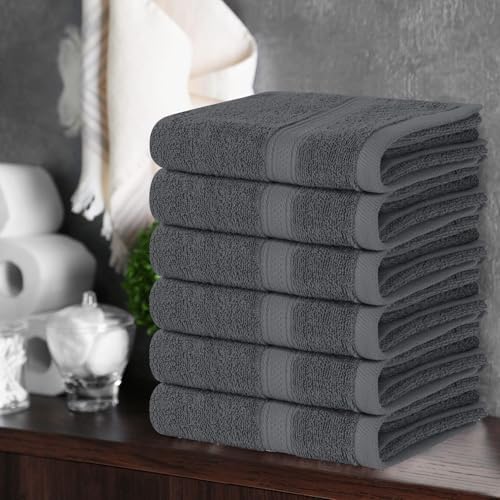 Utopia Towels 6 Pack Premium Hand Towels Set