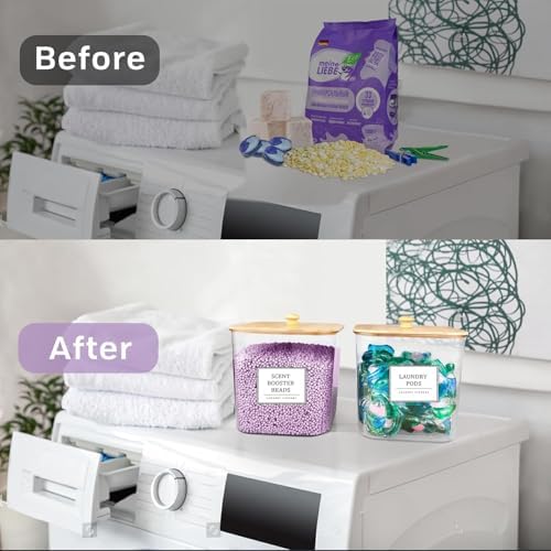 HomePekite 31 Pack Laundry Pods Container
