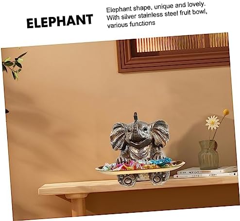 1 Set Resin Elephant Cupcake Stand Decorative Serving Tray