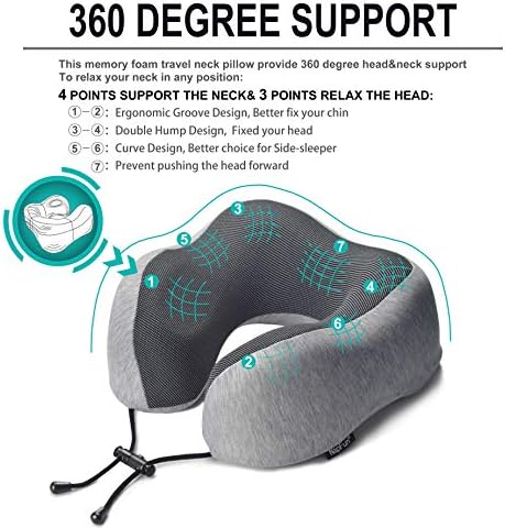 Napfun Neck Pillow for Traveling Flight